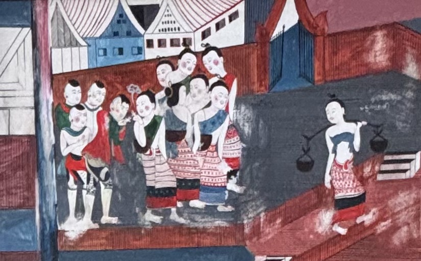 Baan Aksorn Thai language school artwork